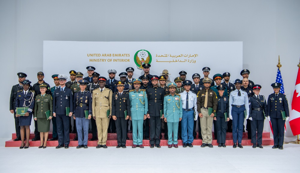 The Undersecretary of the Ministry of Interior honors students delegated from friendly countries